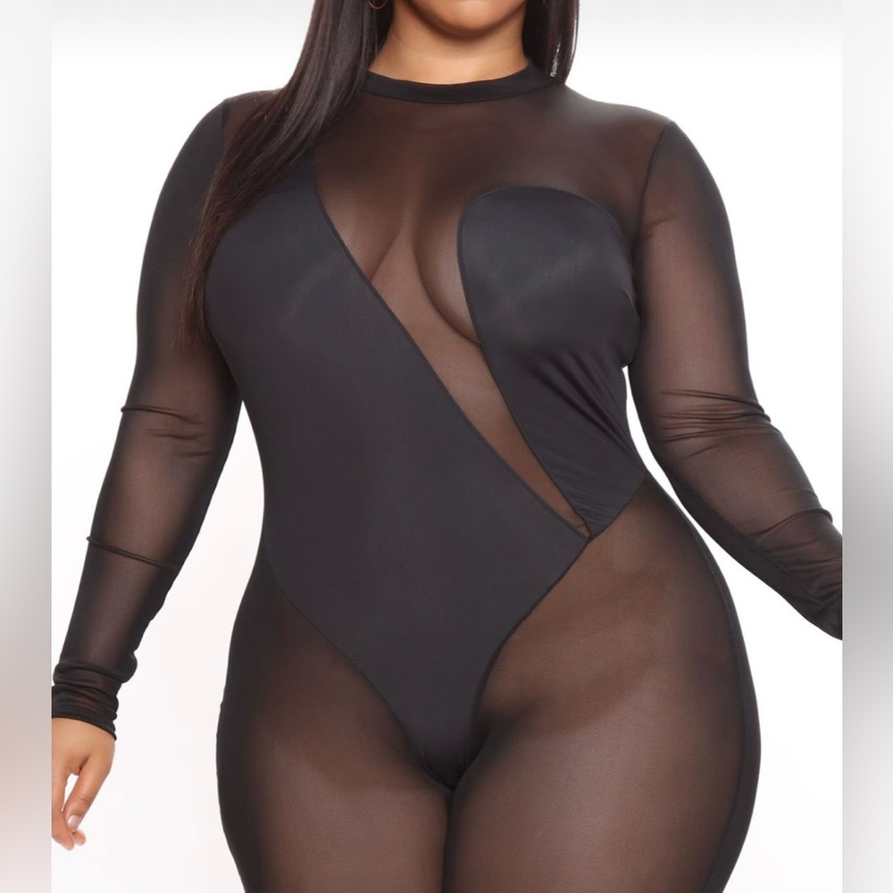 Dangerous Kisses Jumpsuit – Black Size: XL